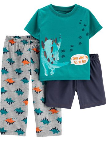 Child of Mine By Carters Toddler Boy 3 Piece Pajamas - shark - Walmart.ca