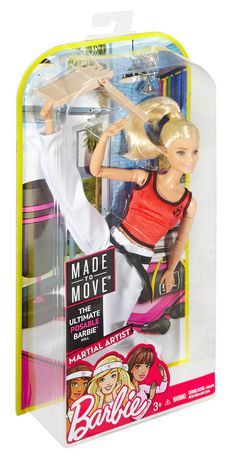 barbie made to move martial artist