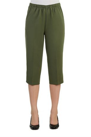Alia Women's Pull-On Capri Pants | Walmart Canada