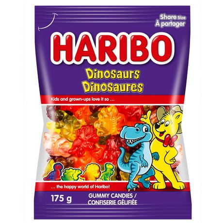 Haribo Dinosaurs Gummy Candy, No Artificial Colours | Walmart Canada