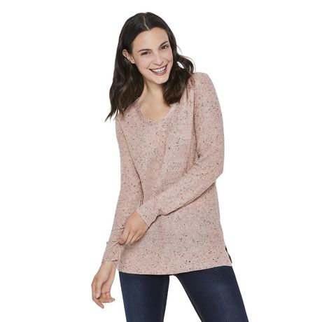 George Women's Melange Novelty Stitch Sweater | Walmart Canada