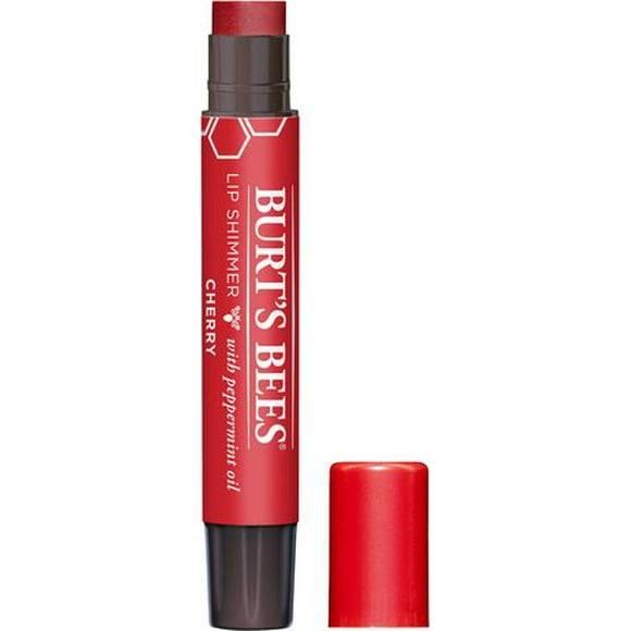 Burt’s Bees 100% Natural Lip Shimmer, Cherry -, 1 Tube