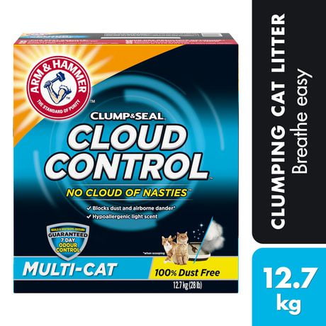 Arm & Hammer Cloud Control Breathe Easy Clumping Cat Litter, 12.7 kg