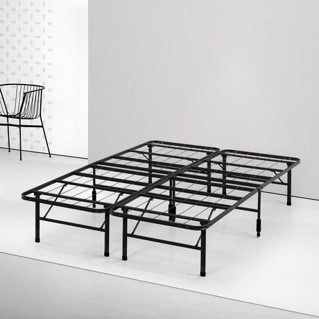 Zinus Smartbase Black Bed Base Platform Bed Frame Box Spring