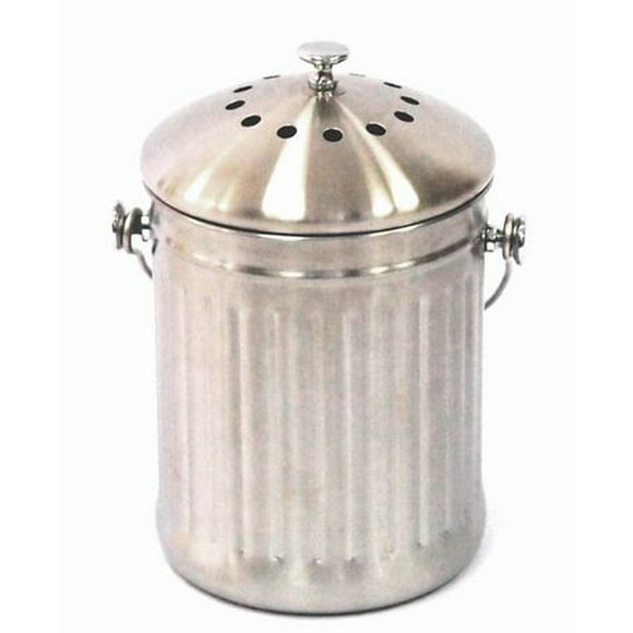 Mainstays Compost Pail, Stainless Steel