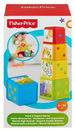 Cubes A Empiler Et Decouvrir De Fisher Price Walmart Canada