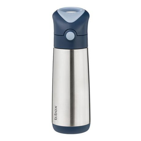 b.box - 16.9 oz Insulated Water Bottle: Keeps Drinks Cold up to 15 Hours, Warm up to 8 Hours. Triple Wall Stainless Steel Kids Water Bottle. Dishwasher Safe