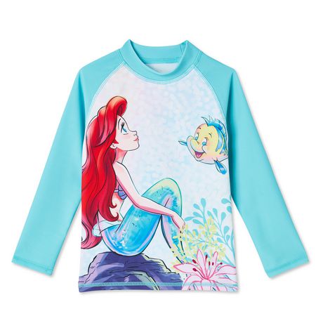 Disney Toddler Girls' Little Mermaid Rashguard - Walmart.ca