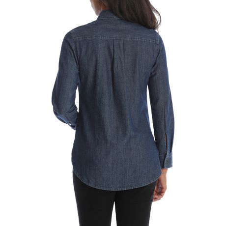 Lee Riders Women's Long Sleeve Denim Shirt | Walmart Canada