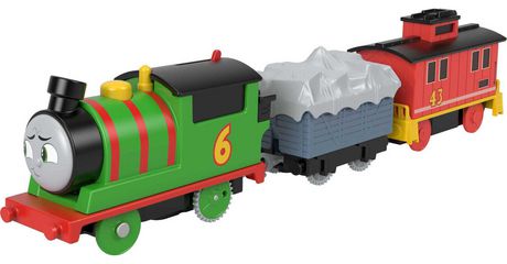 Thomas & Friends Percy & Brake Car Bruno Motorized Train Engine ...