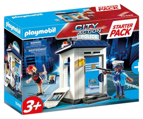 Playmobil hotsell 9131 police headquarters with prison