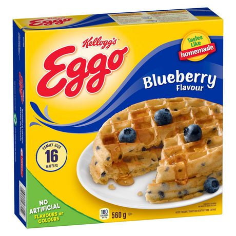 Eggo Blueberry Flavour Waffles 560g 16 Waffles Walmart Canada