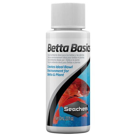 Seachem Betta Bases - 60 ml Pour poissons betta et plantes vivantes.