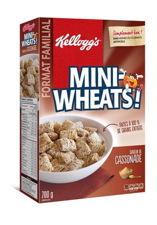 Kellogg's Mini-Wheats Cereal, Brown Sugar Flavour, 700g | Walmart.ca