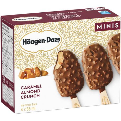 HÄAGEN-DAZS® Miniatures Caramel Almond Crunch Ice Cream Bars | Walmart ...