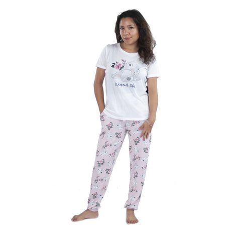 Disney Ladies' Short Sleeve 2-Piece PJ Set | Walmart Canada