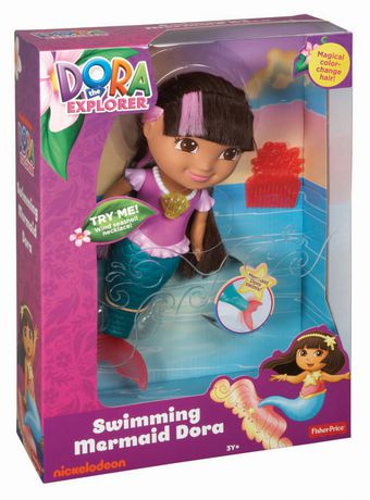 Fisher-Price Dora the Explorer Swimming Mermaid Dora | Walmart Canada