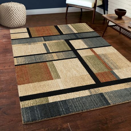 Orian Rugs MidCentury Blocks Multi Area Rug | Walmart Canada