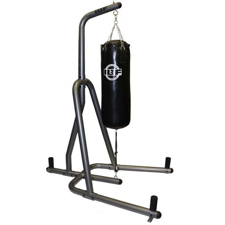 IBF Boxing/Punching Heavy Bag Stand - Graphite/ Black (Iron Body Fitness )
