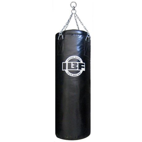 IBF 75 lb Boxing/Punching Heavy Bag With Powder Coated Steel Chain ...