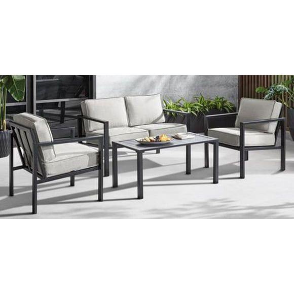 hometrends Cobble Hill Conversation Set, All-Season Chairs and Table