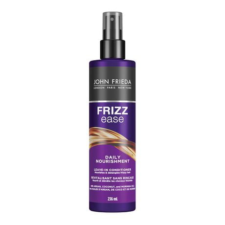 John Frieda Frizz Ease Daily Nourishment Spray Leave in Conditioner, 236 mL