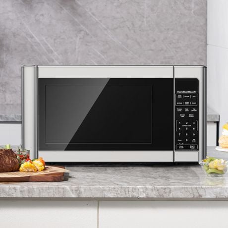 Hamilton Beach 1.1 cu.ft. Stainless Steel Microwave | Walmart Canada