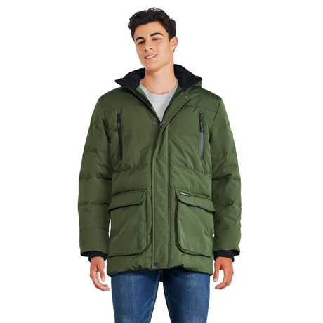 Canadiana Men's Quilted Down Parka - Walmart.ca