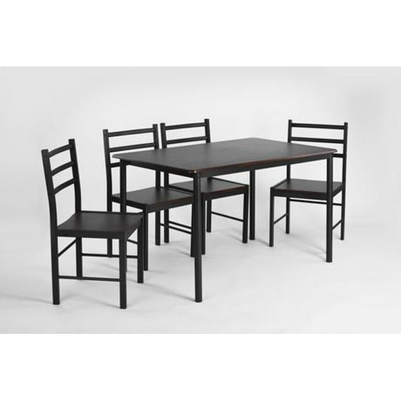 5 piece Metal Dining Set, dining table and dining chairs