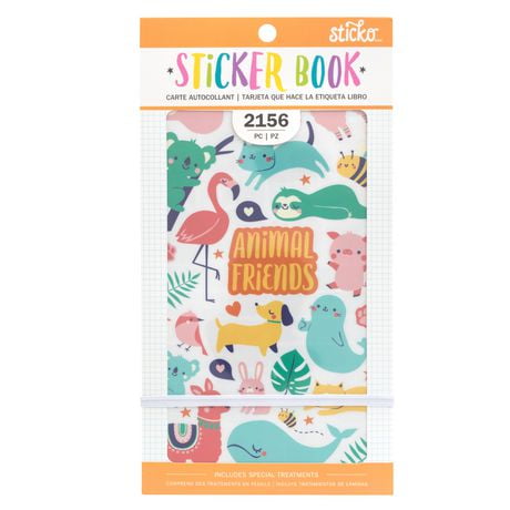 Sticko Sticker Book Animals, Sticker Book Animals