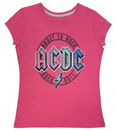 AC/DC Acdc Girl's short Sleeve T-Shirt | Walmart Canada