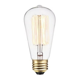 6 Pcs Ampoule LED Edison, Ampoule E27 Vintage Edison LED Rétro Ampoule 6W  ST64 Lampe Décorative Antique, 2200K-jaune chaud - Cdiscount Maison
