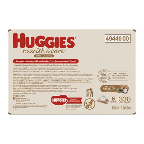 huggies nourish and care