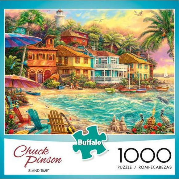 Buffalo Games Chuck Pinson Le puzzle Island Time en 1000 pièces