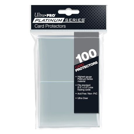 Ultra PRO Platinum Series Card Protector Sleeves for Standard Trading Cards