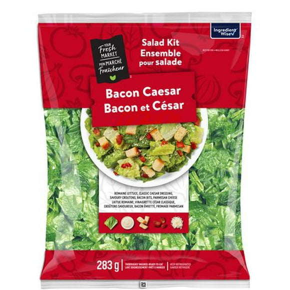 Your Fresh Market Bacon Caesar Salad Kit, 283 g