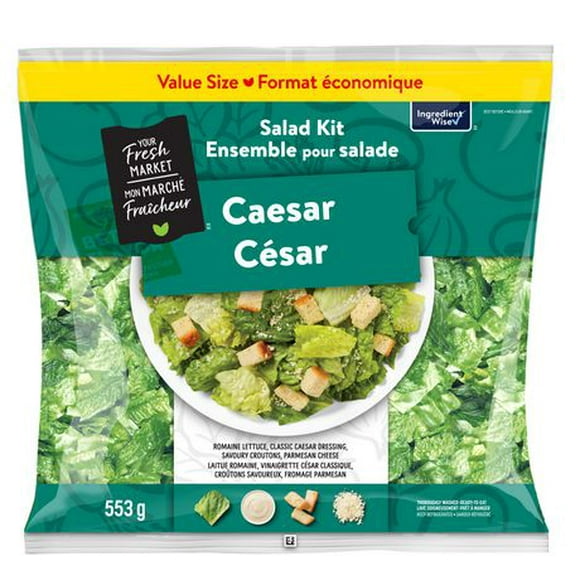 Your Fresh Market Value Size Caesar Salad Kit, 553 g