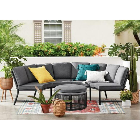 Mainstays Curved Sectional Set