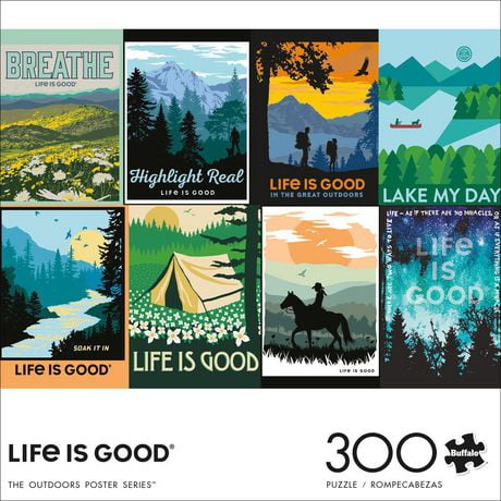 Buffalo Games - Life Is Good - The Outdoors Poster Series - 300 Piece ...