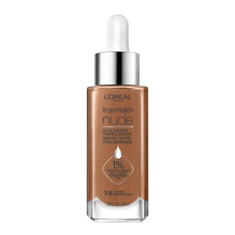 L’Oréal Paris True Match Nude Tinted Serum with 1% Hyaluronic Acid, Hyaluronic Acid Infused