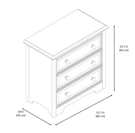 graco brooklyn 3 drawer dresser