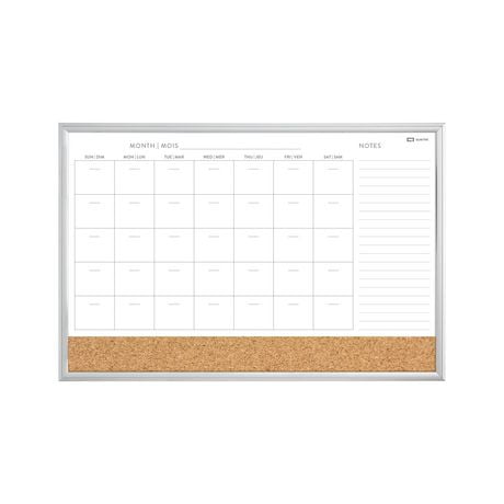 Quartet 24 x 36 Aluminum Frame Calendar Combo Board - Walmart.ca