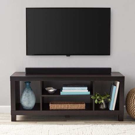 hometrends Hollow Core TV Stand, Espresso, for TVs up to 42”