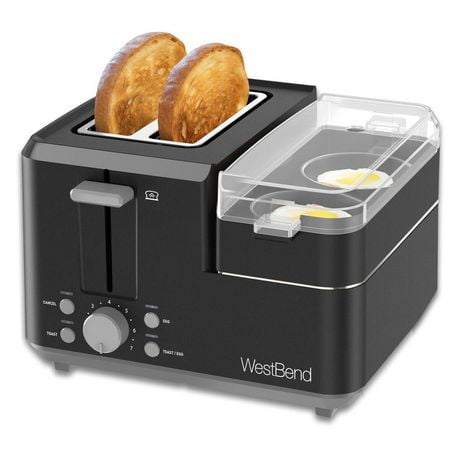 West Bend 78500BK43CA Egg & Muffin Toaster