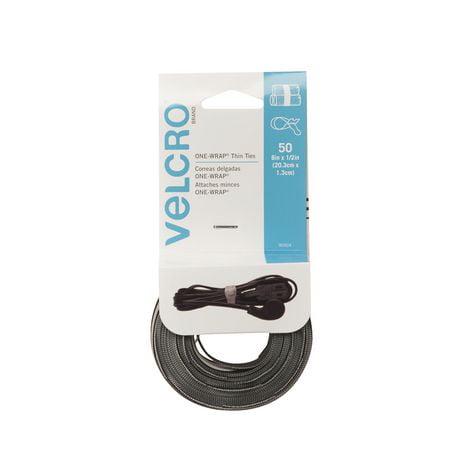 Attaches minces One-Wrap de VelcroMD réutilisables