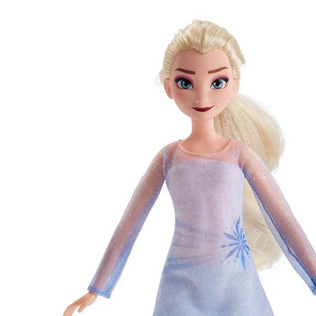 Disney Doll Frozen 2 personnage Elsa-Cheveux Blonds & robe bleu 