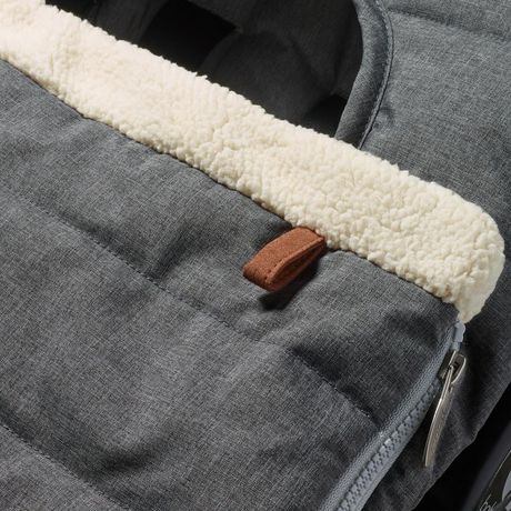 jj cole car seat cover heather grey