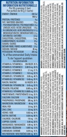 Image result for kellogg's vector bars nutrition