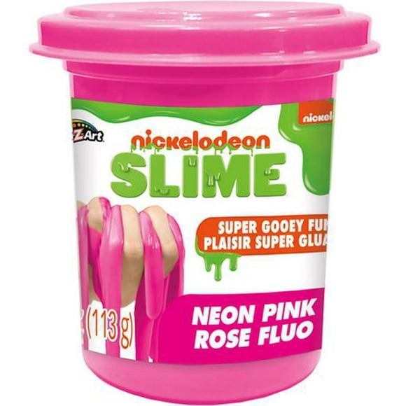 Nickelodeon 4oz Premade Slime - Neon Pink