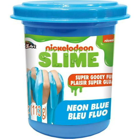 Nickelodeon 4oz Premade Slime - Neon Blue